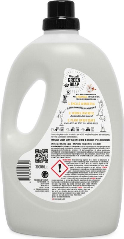 Marcel's Green Soap Wasmiddel - Vanille & Katoen - 4x 3L