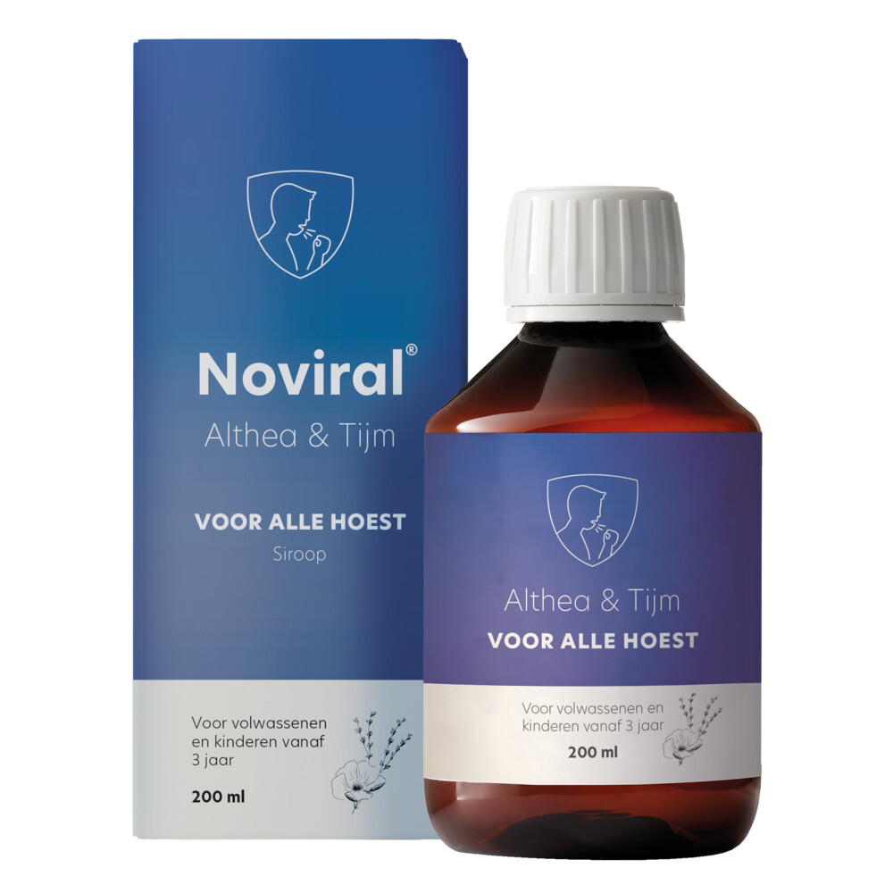 Noviral Alle Hoest Althea & Tijmsiroop200 ml