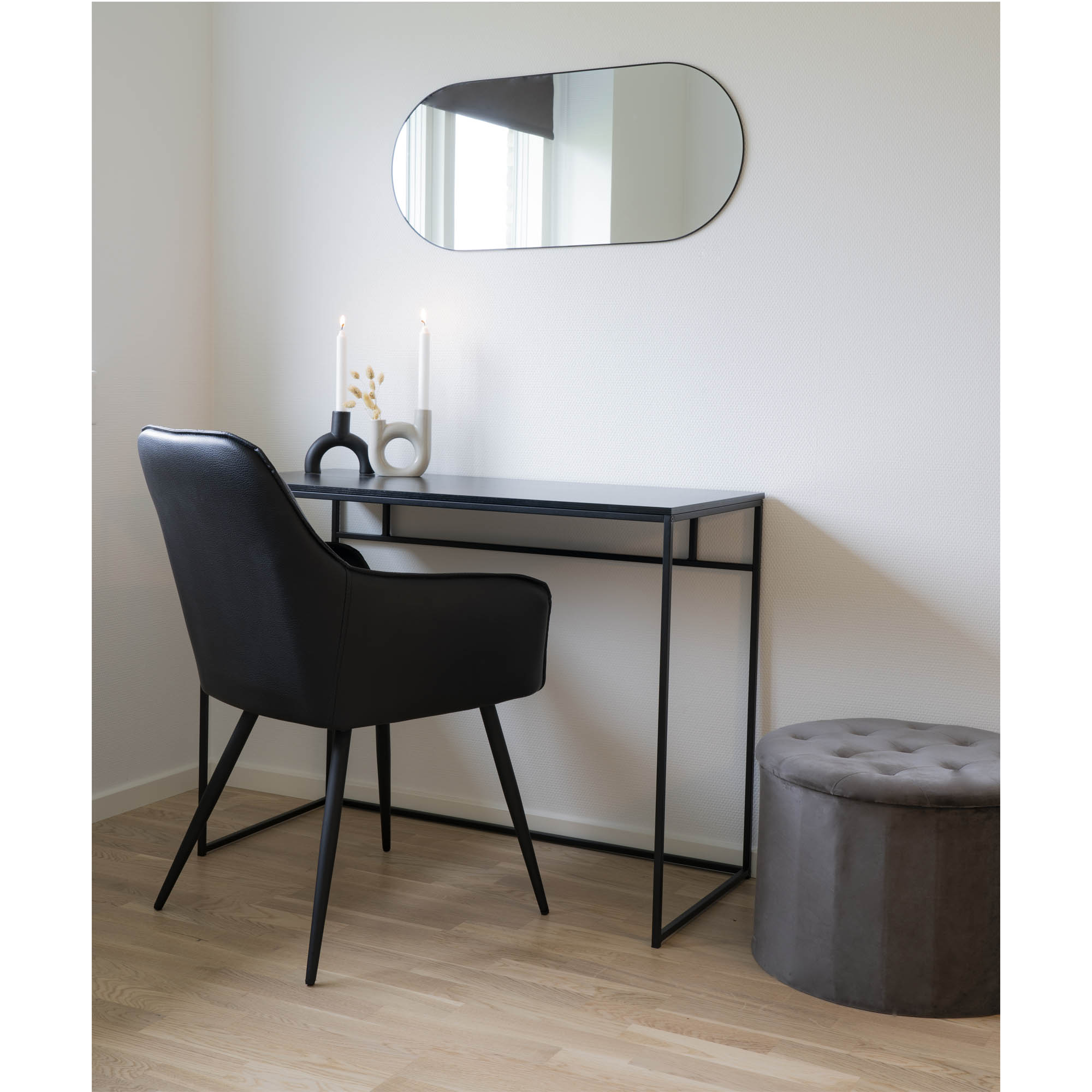 Karen industrieel bureau Zwart