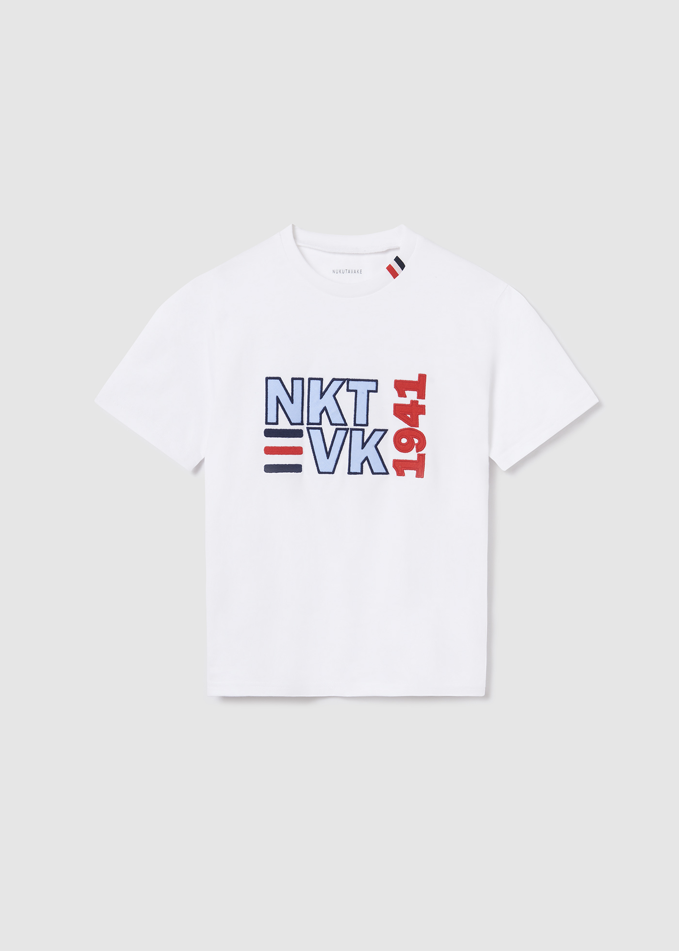 Camiseta infantil de manga curta com estampa.