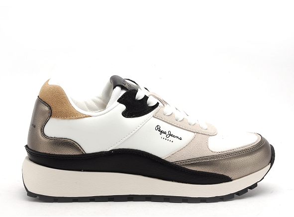 Pepe jeans basses femme dean kent pls31531 blanc