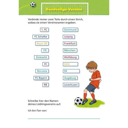 Carlsen Verlag Fußball-Rätselblock Profis