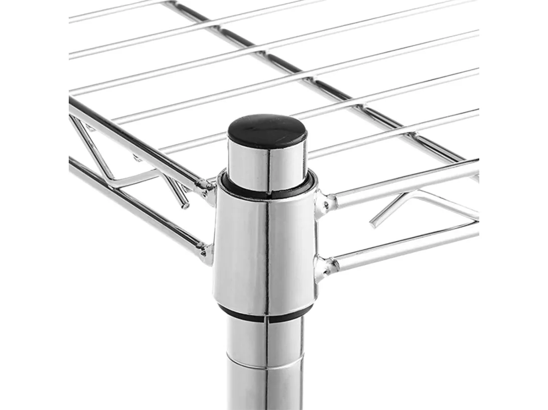 Pack 2 Rayonnages métalliques avec 4 étagères réglables 137x91.4x35.5cm 320Kg 7house