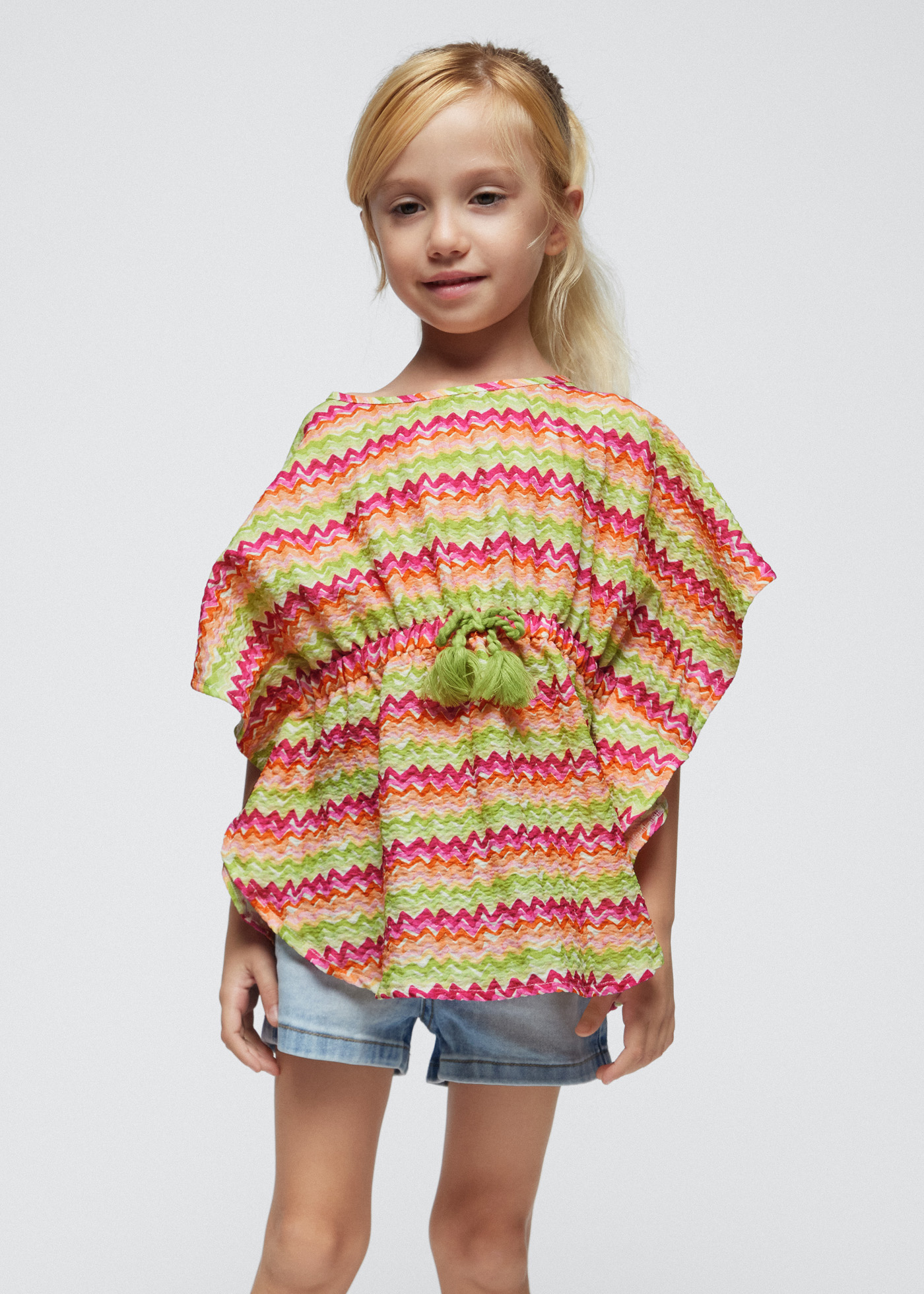 Caftan estampado para menina de Granada