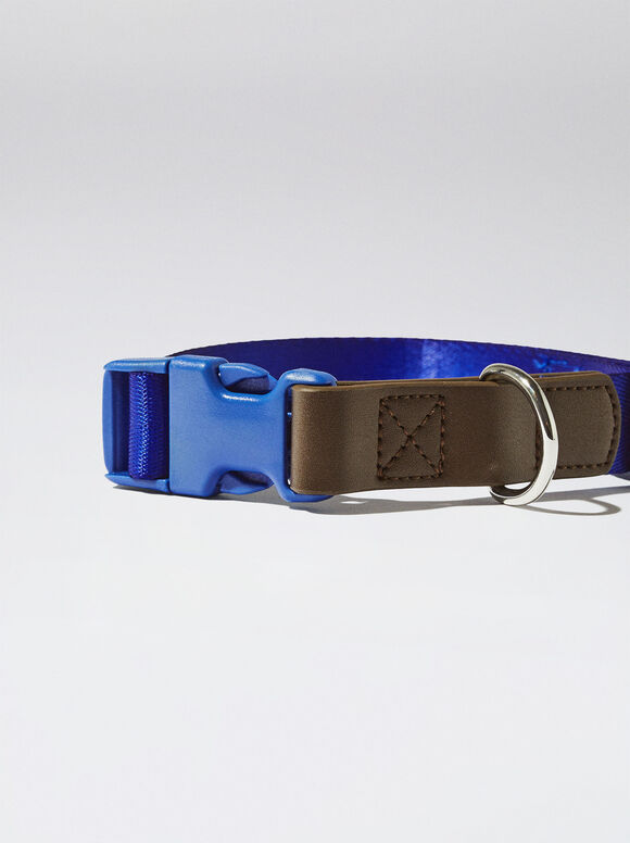 Coleira personalizável para cães - Azul