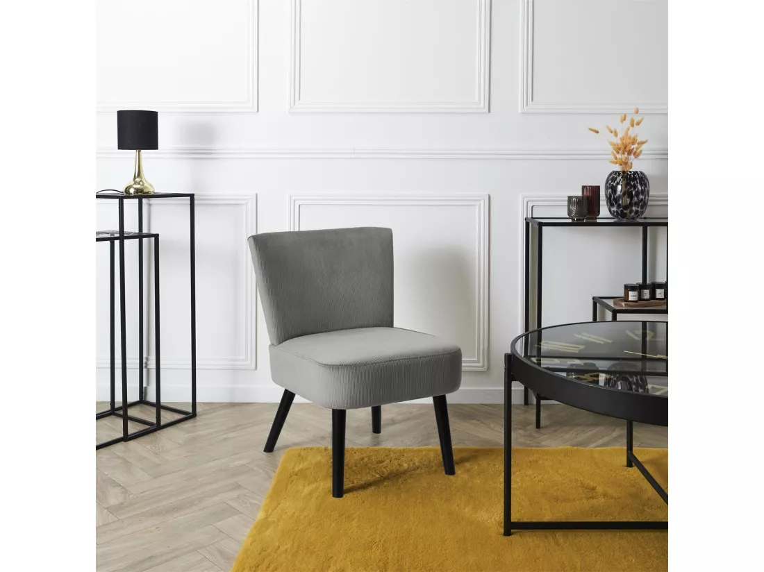 Fauteuil Crapaud Giulia Gris