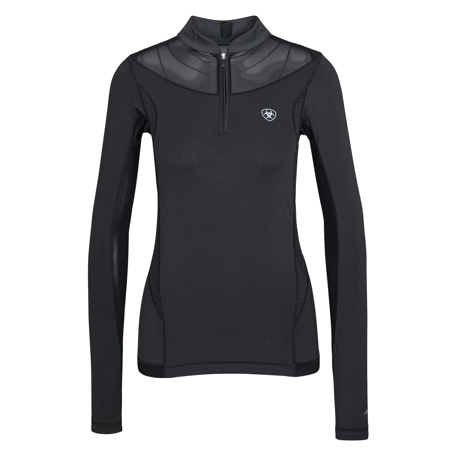 ARIAT Funktionsshirt Ascent 1/4 Zip  - black