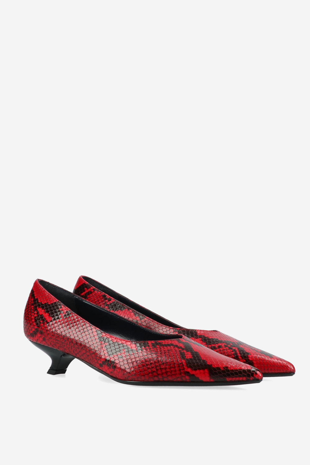 Earned It pitone leather pumps