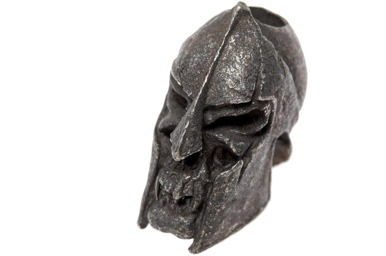 Schmuckatelli Spartan Skull Bead Black Oxidized