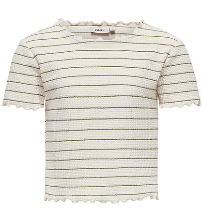 Kids Only T-Shirt - Kurz geschnitten - KogAnits - Antique White/