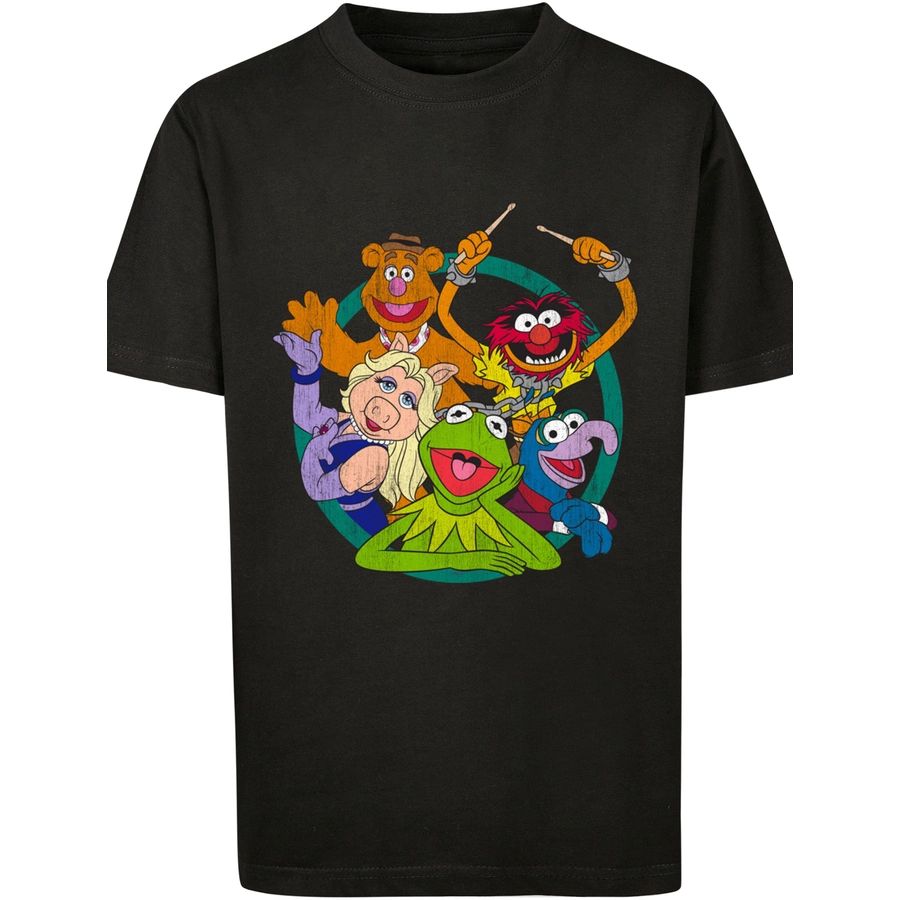 F4NT4STIC T-Shirt  Die Muppets Group Circle schwarz