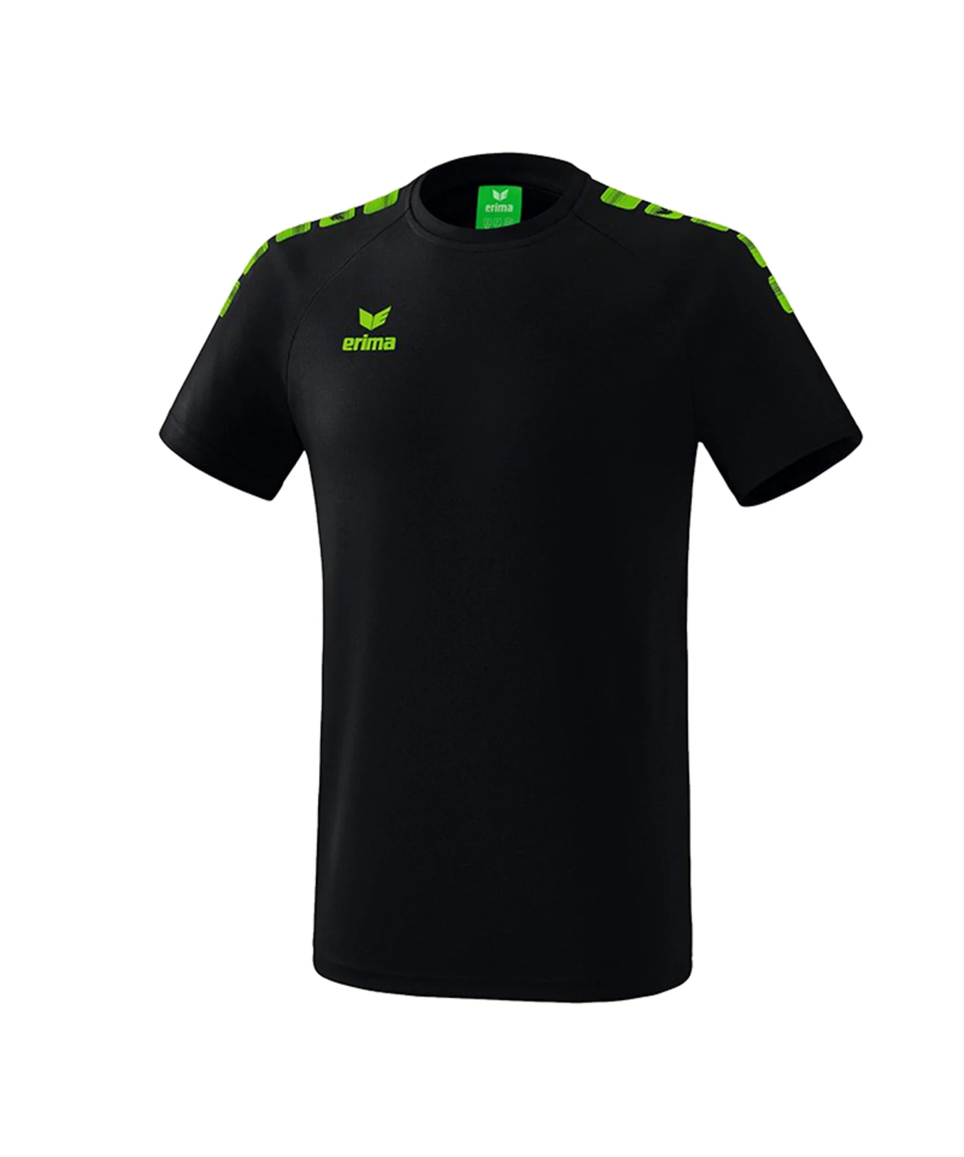 Erima Essential 5-C T-Shirt Kids Schwarz Grün