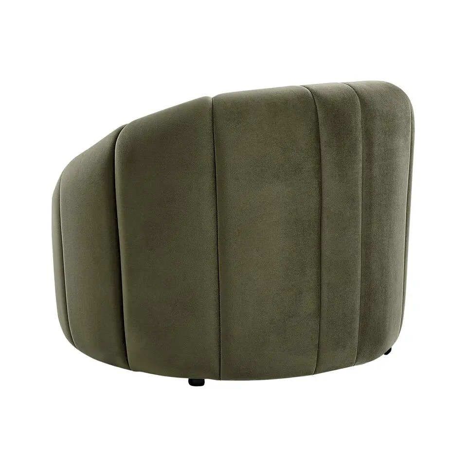 MALUNG - Fauteuil - Donkergroen - Fluweel