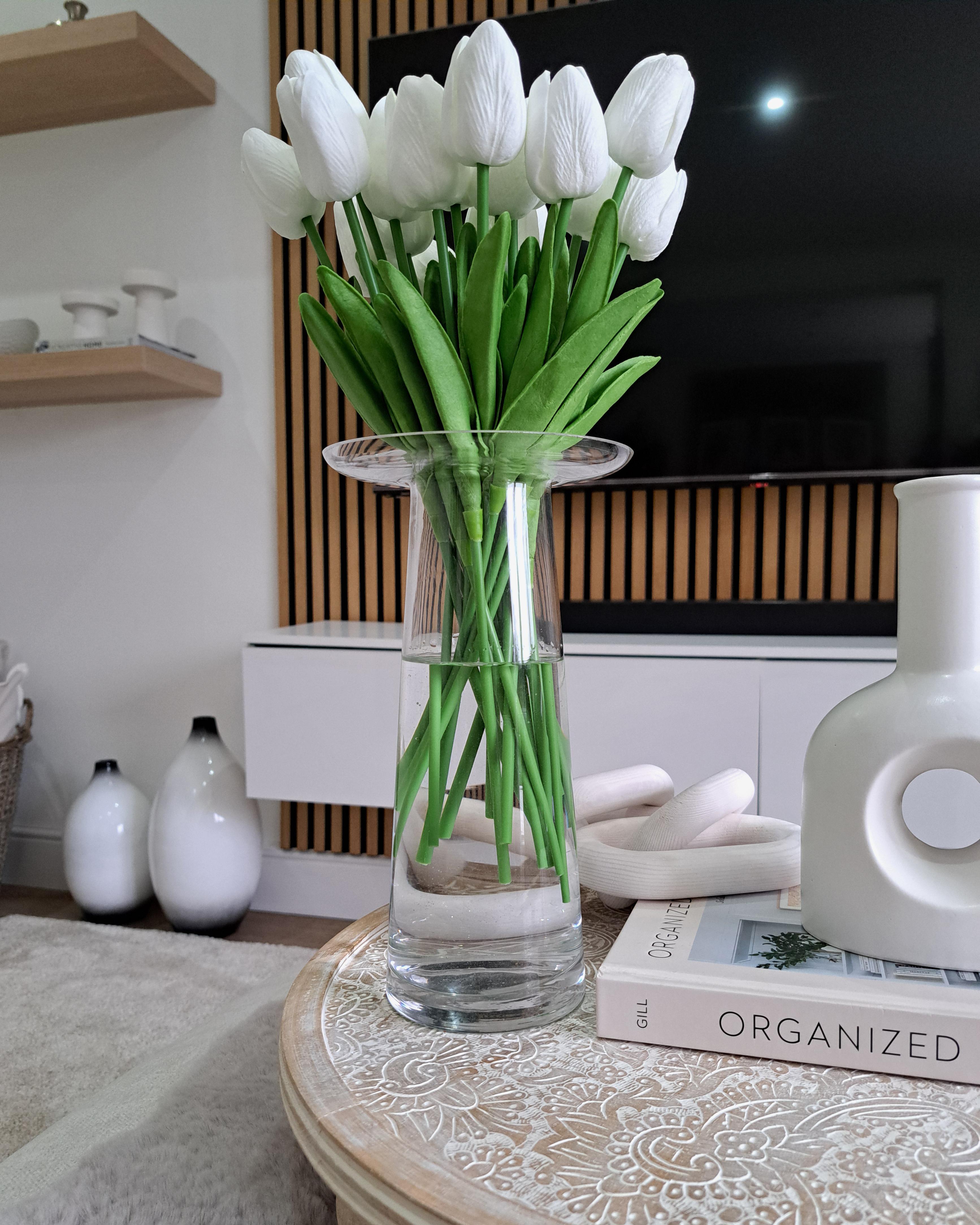 Bloemenvaas MANNA Glas 26 cm Transparant