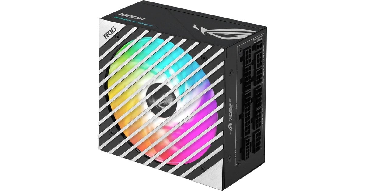 ASUSROG Loki SFX-L Platinum modulaire 1000 watt voeding   (Zwart, 1x 12V-2x6, 3x PCIe)