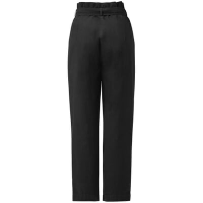 Damenhose Paperbag, Schwarz