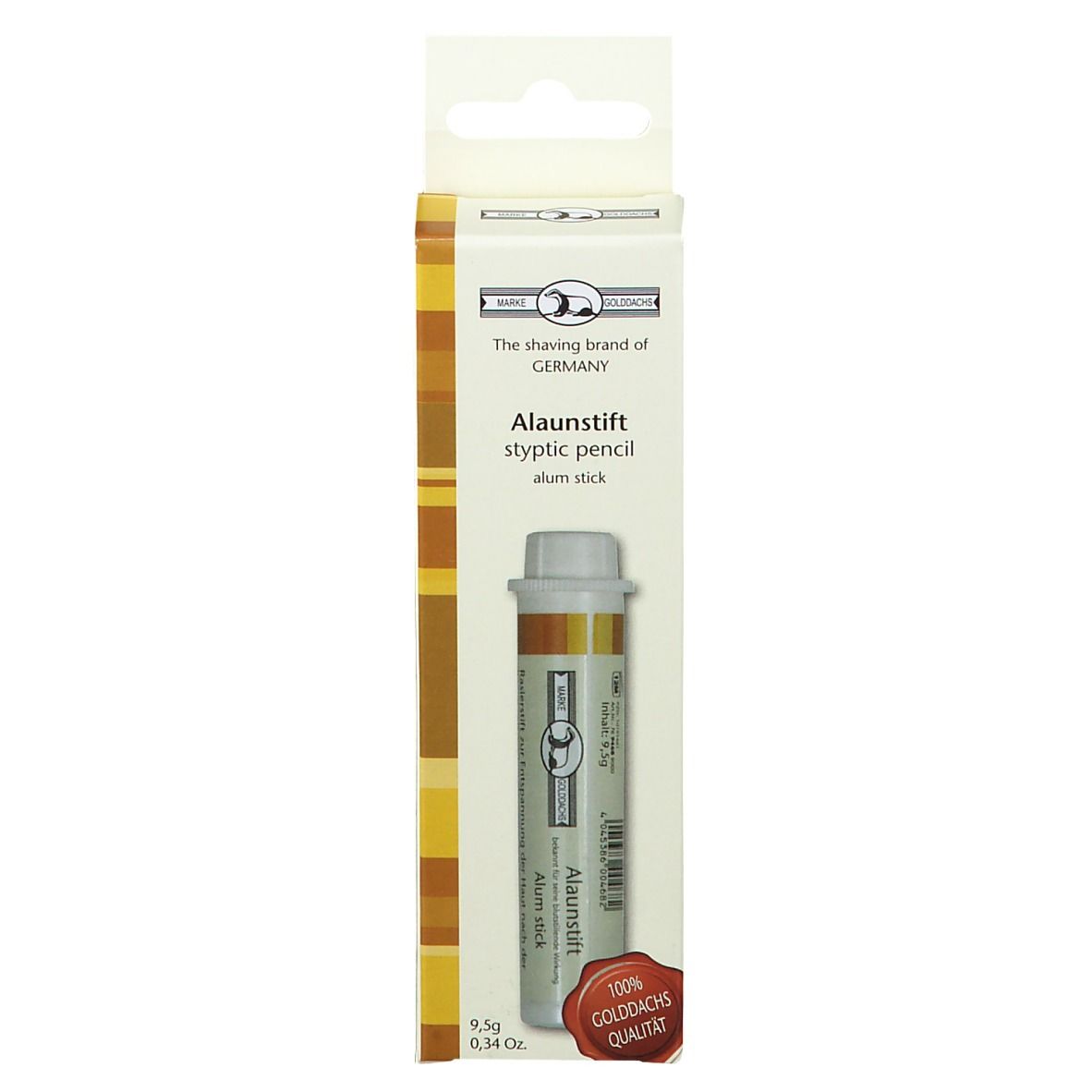 GOLDDACHS Alaunstift mit Schutzhülle, 9,5g