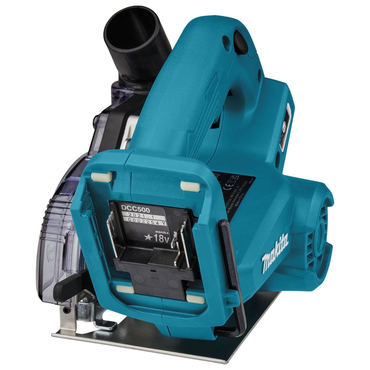 Makita DCC500ZJX6 Accu diamantsnijder 125mm set voor nat & droog 18V Basic Body in Mbox