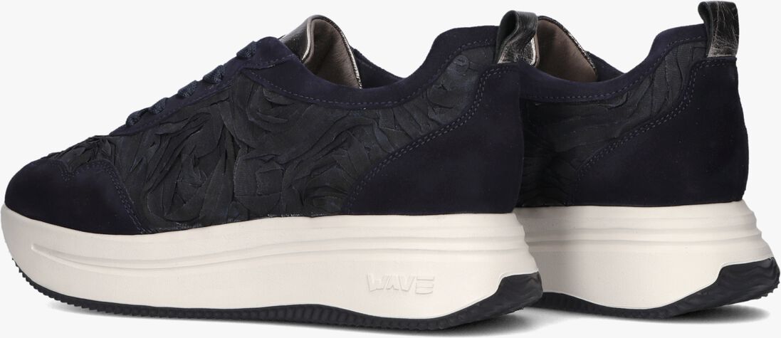 blauwe softwaves lage sneakers 9.13.15