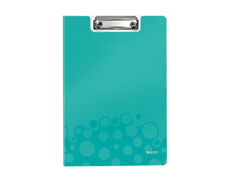 Clipboard med forside Leitz WOW A4 Isblå - (10 stk.)