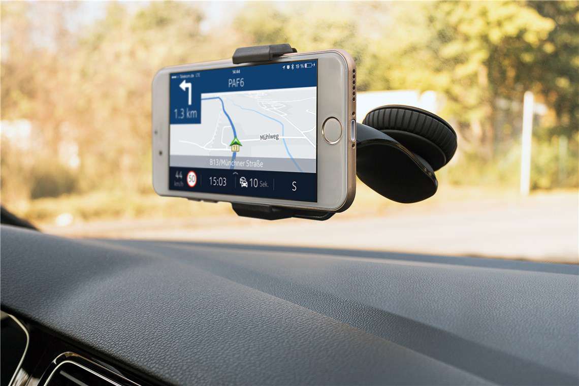 Goobay HALTER Universal (Saugfuß) Long LC Saugnapf Smartphone KfZ-Halterung