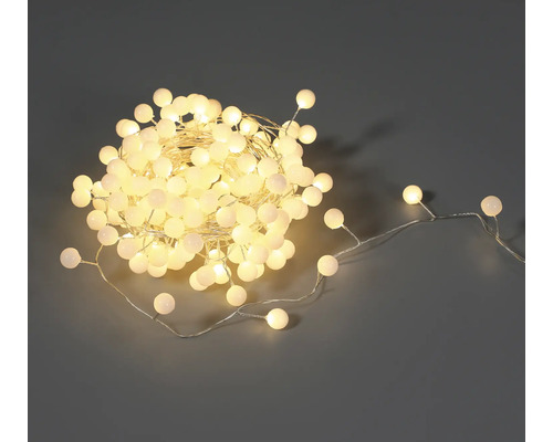 Micro Cooper Lafiora lichtsnoer, 8,95 m + 5 m aansluitdraad, 180 LED's, warm wit licht