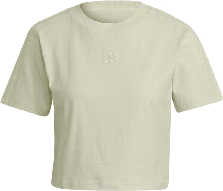 adidas originals cropped t-shirt Yellow