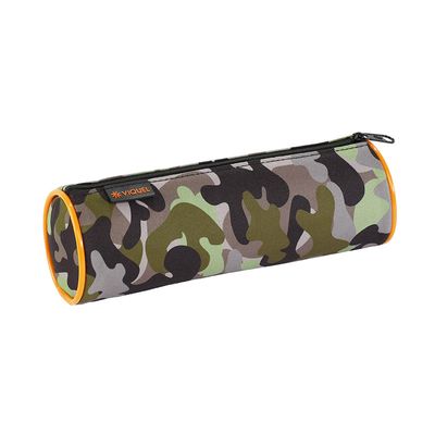 Trousse ronde Camouflage - 1 compartiment - 2 modèles disponibles - Viquel