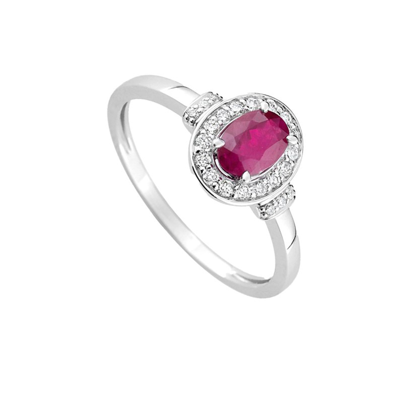 Bague femme - Rubis - Or 18 Carats