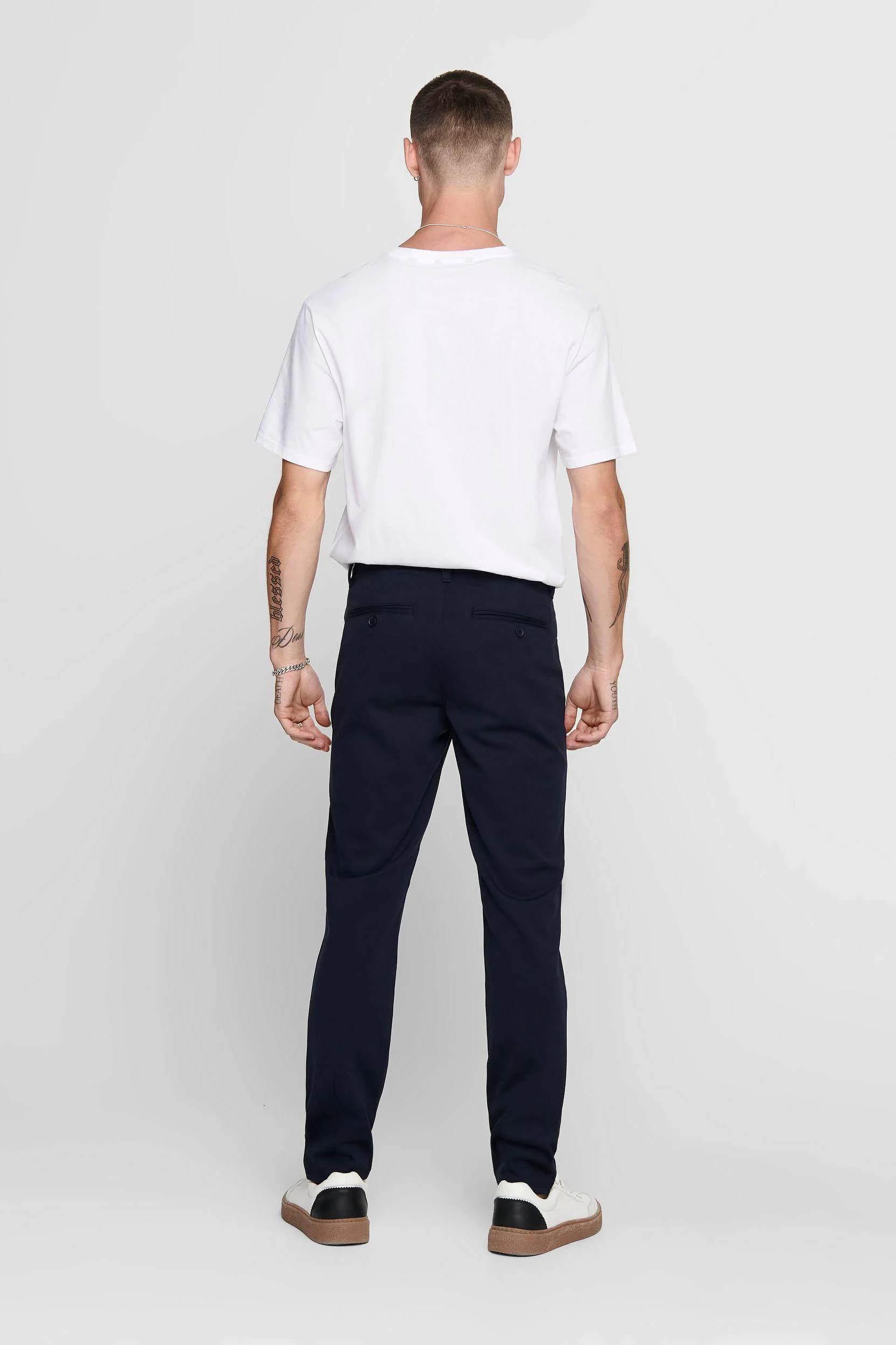 ONLY & SONS tapered fit it chino ONSMARK marine