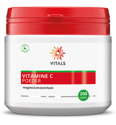 Vitals Vitamine C Poeder Magnesiumascorbaat (200 gr)