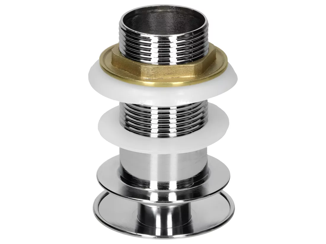 Bonde de lavabo pop up bouchon de vidange clic-clac chromé 90 mm ECD Germany