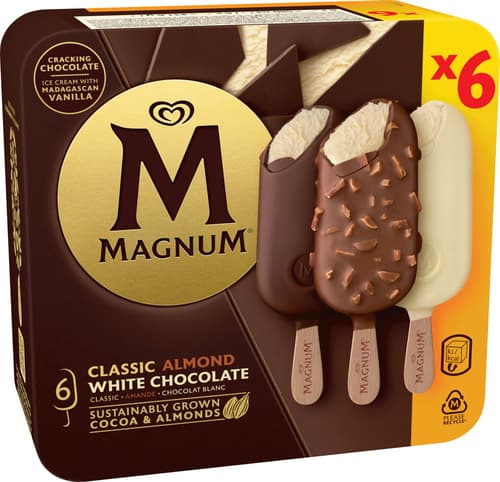 Magnum Classic/Mandel/Weiss Multipackung 6er