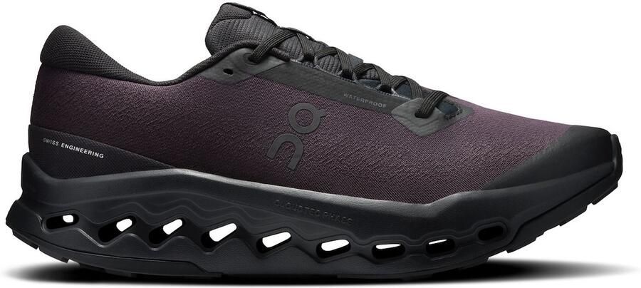 On Cloudsurfer Trail 2 WP Trailrunningschoenen zwart grijs