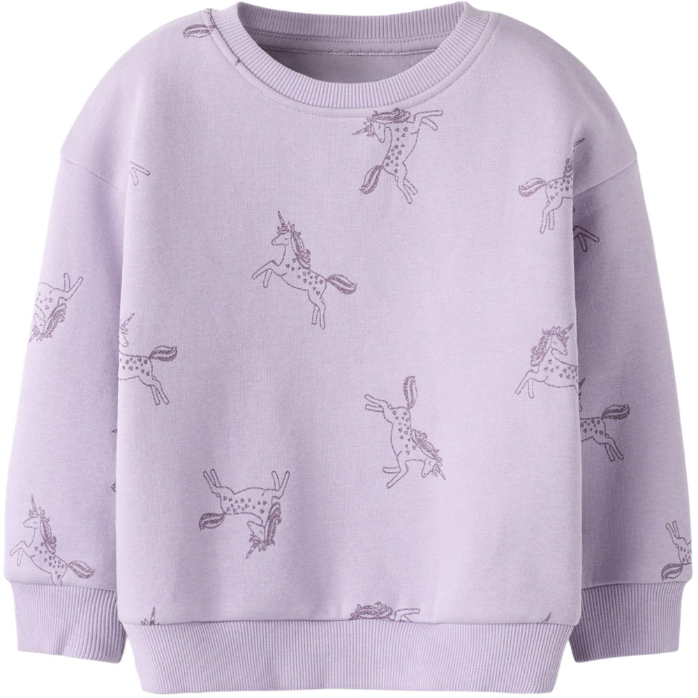 Køb Name It Lavender Lily Nmfsolea Ls Nreg Swe Bru