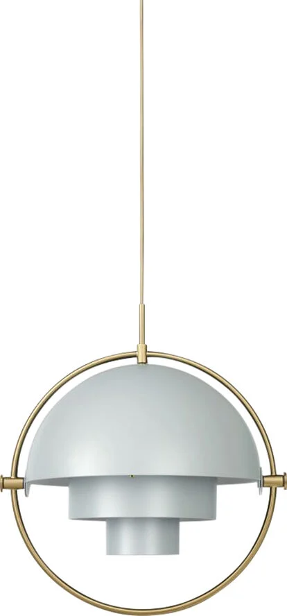 Gubi Multi-Lite Pendant Messing/grå