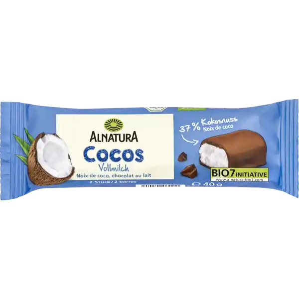 Bio Cocos Vollmilch Riegel