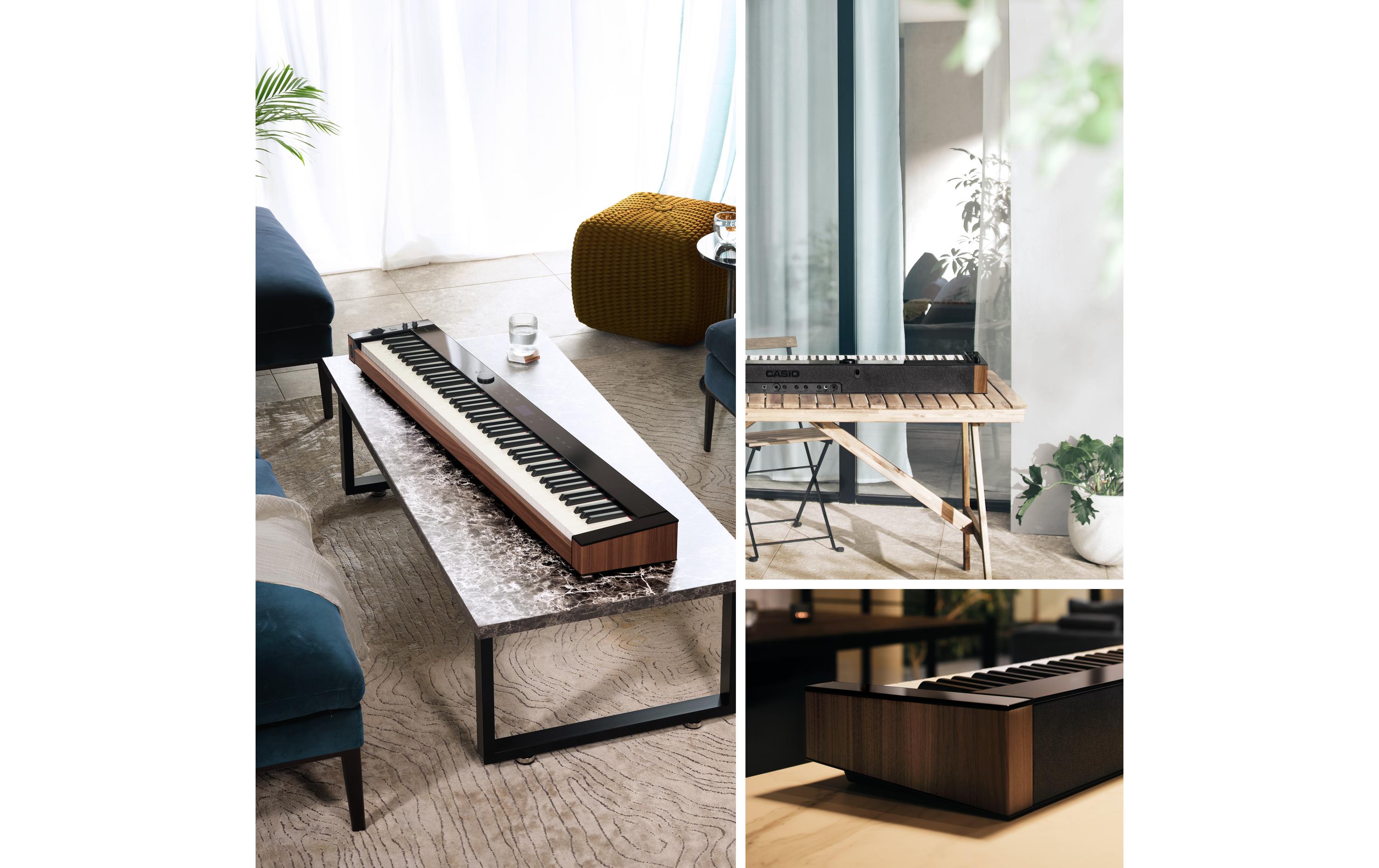 E-Piano Privia PX-S6000 – Schwarz<br>Digitalpiano mit dem authentischen Anschlag eines Flügels, innovativer Klangtechnologie und stilvollem Gehäuse mit Holzdekor