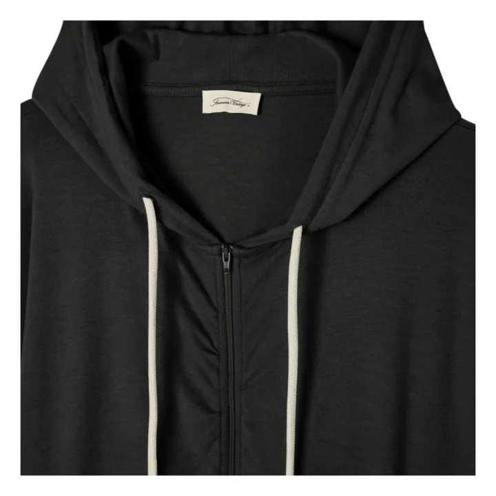 American Vintage Sweat Zippé Ypawood | Carbone