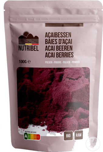 Nutribel Poudre De Baies D'Açai Bio & Raw 100g