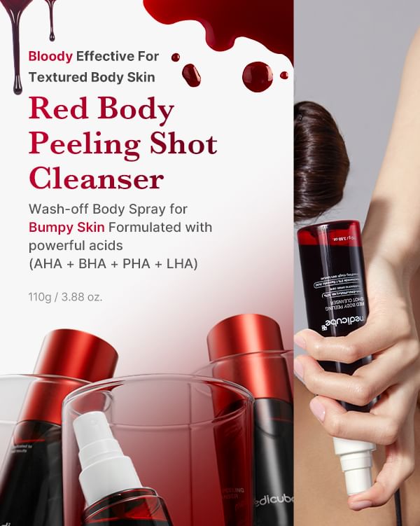 medicube - Rode acne lichaamspeeling shot
