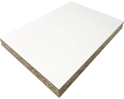 Vaste spaanplaat, wit, 1600x600x10 mm
