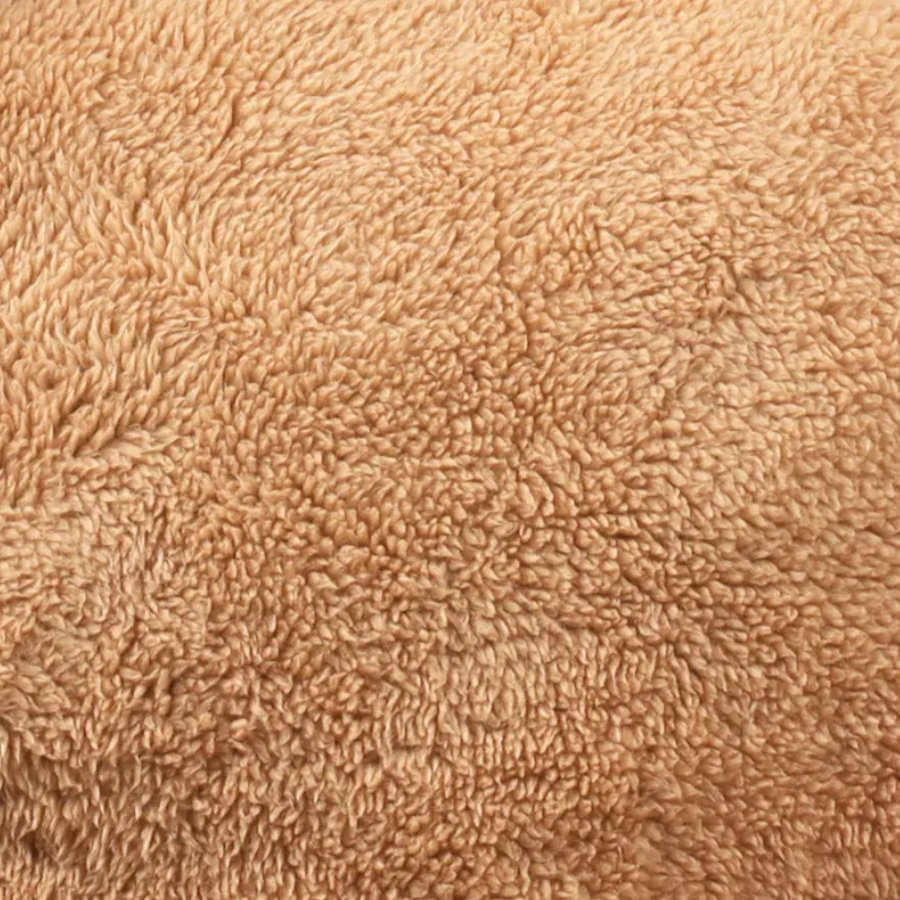 Cama retangular bege para cães Flamingo Chips