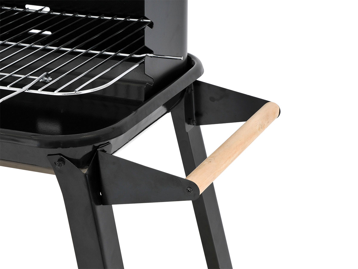 Rechthoekige verrijdbare kolenbarbecue