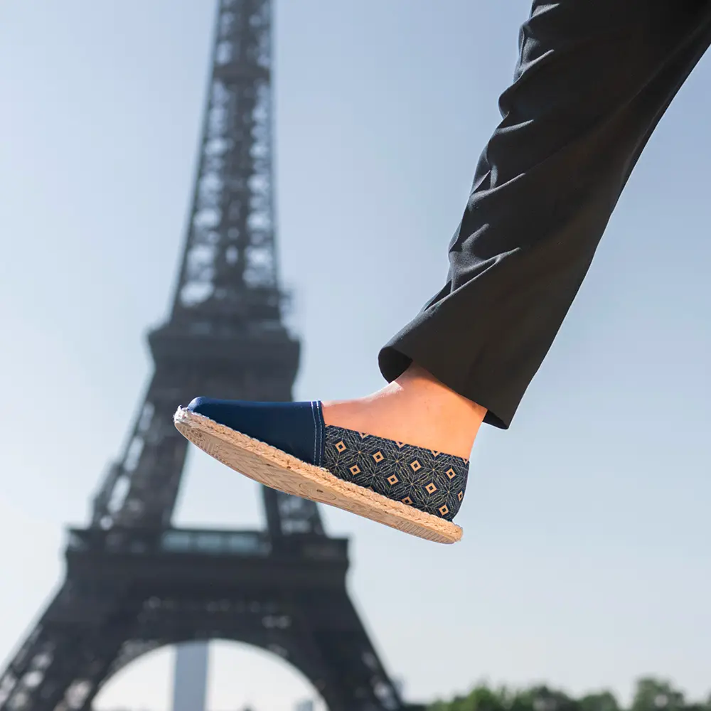 Espadrille Tour Eiffel Marine