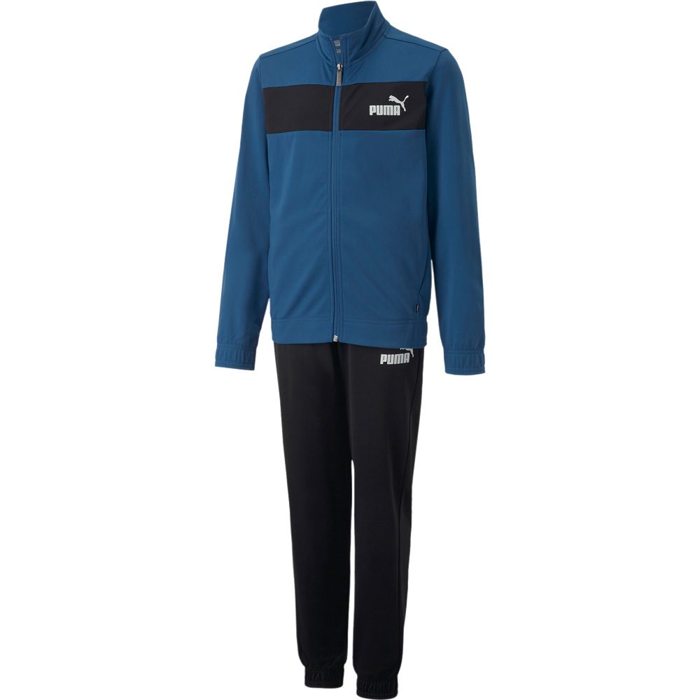 Puma Polyester Trainingsanzug Kinder lake blue