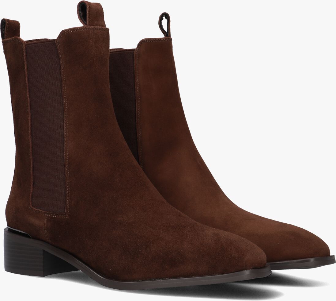 bruine stefano lauran chelsea boots botin plano
