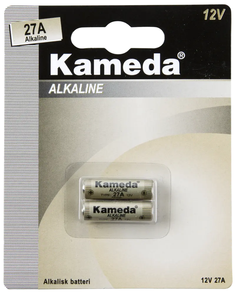 Kameda Alkaline batteri - 12V 27A 2-pak