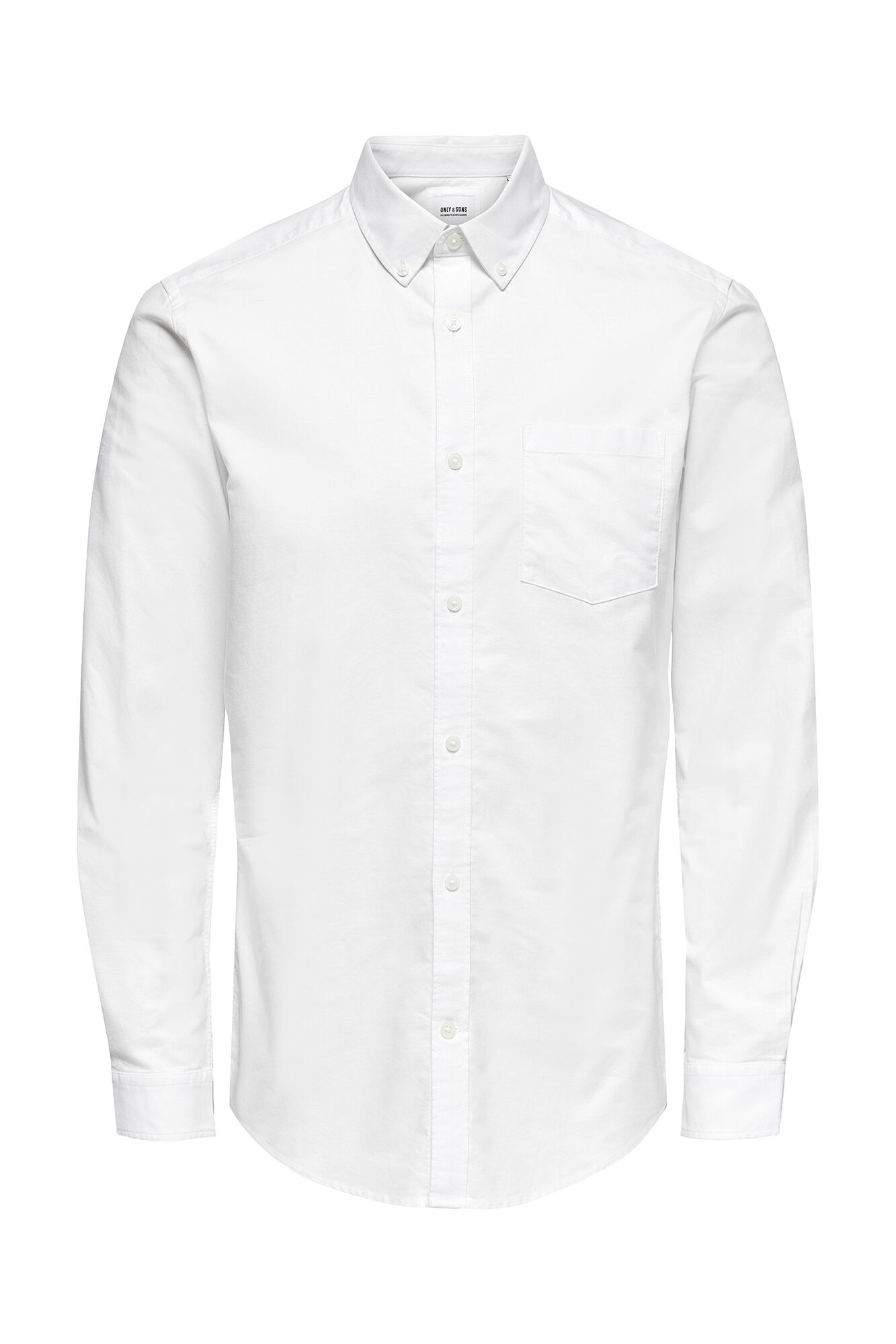 Camisa Oxford de manga comprida