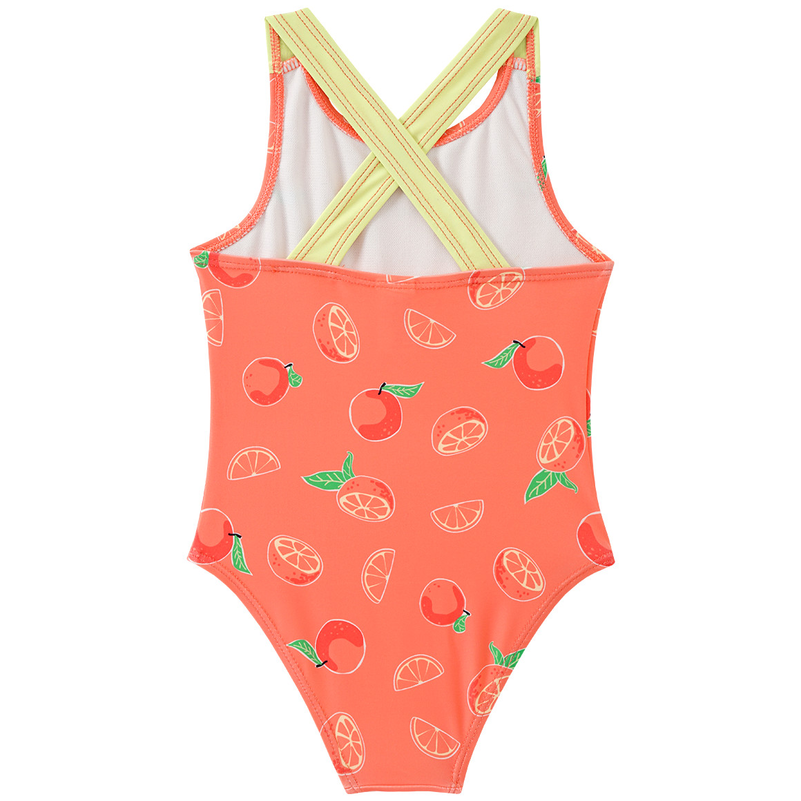 Famy Baby Badeanzug mit Allover-Print hellorange